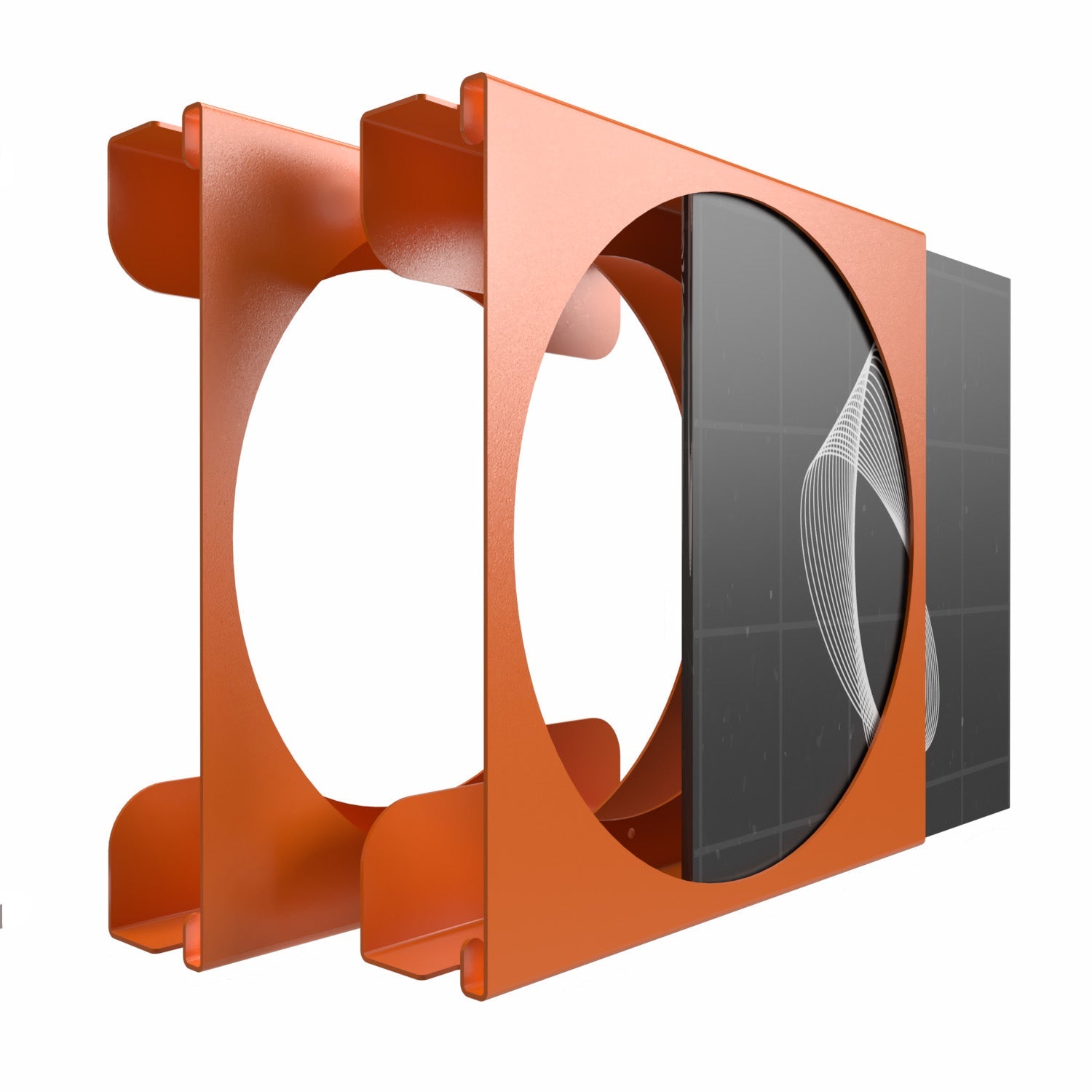 Schallplatten Wandhalterung für 12 Zoll Vinyl Records FLATE®