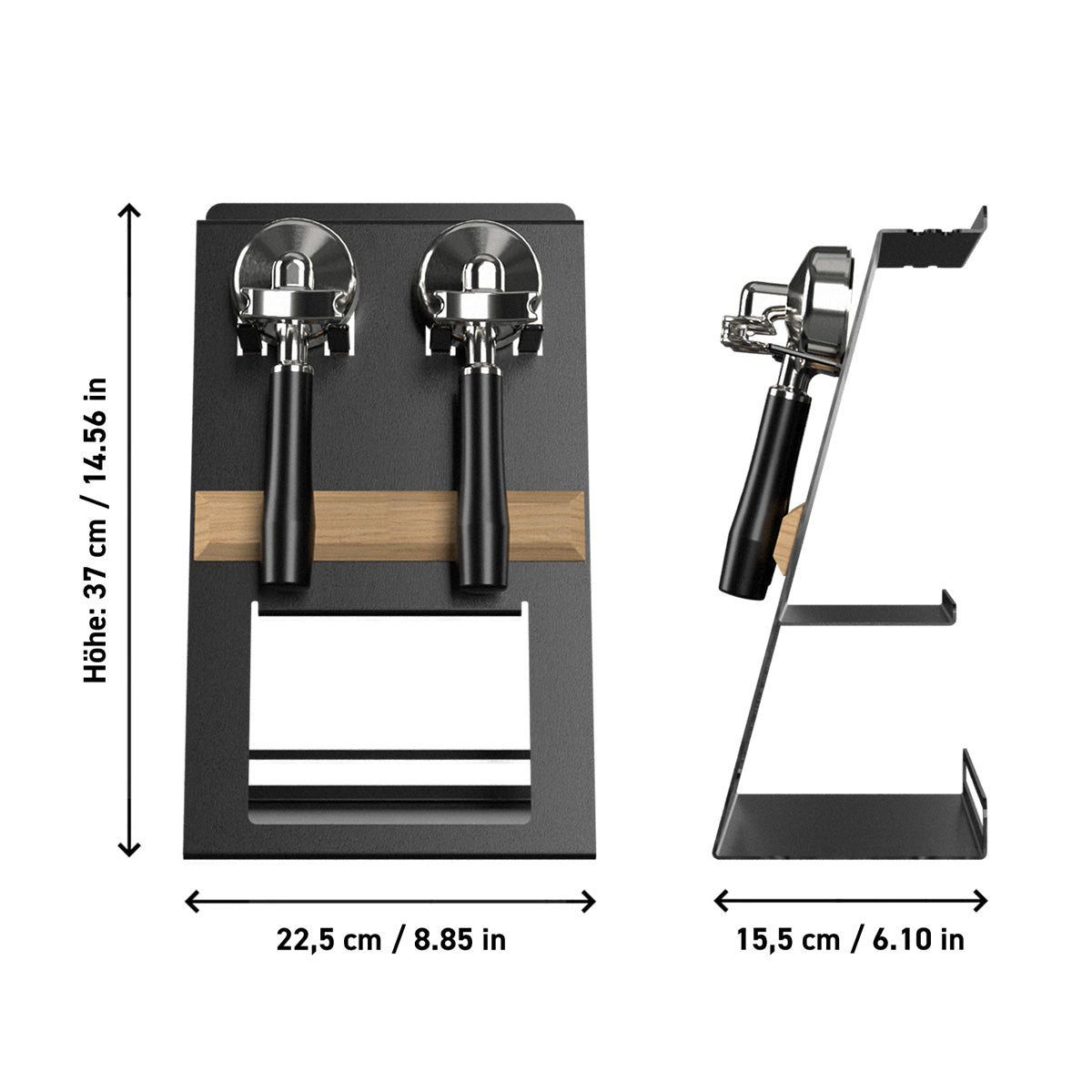 Station mit Siebträgerhalter für Barista Zubehör FLATE®